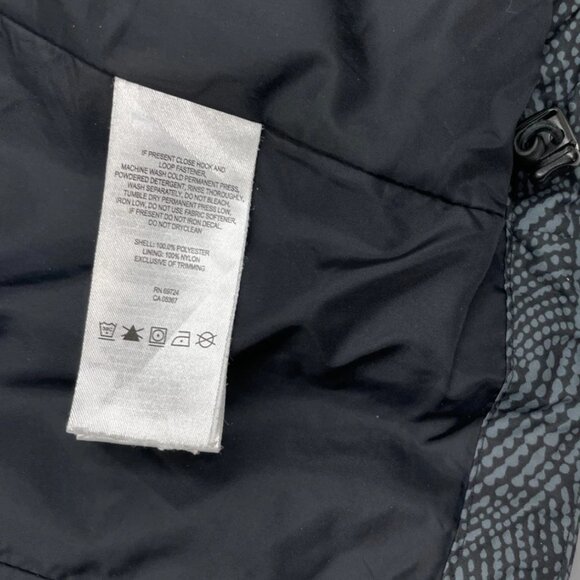 Columbia Windbreaker Water Resistant Hooded Gray Print Jacket Men's Small S - Picture 7 of 10